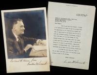 Roosevelt, Franklin D. -- Signed, Inscribed Photo and A Letter Signed
