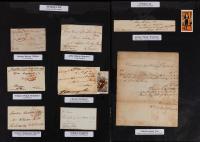 [George IV] Set of Letters and Free Franks Sent to the Future George IV While He Was Prince Regent
