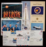 RETURN TO SPACE: STS-26 to STS-49 One Flown Flag Crew Signed Photos and Commemorative Covers, Total 200 Signatures, 55 Pieces