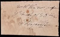 Washington, George - Ten Word Closing and Signature Clipped from Letter