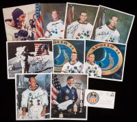 Moonwalkers: Excellent Collection of 10 Signed Pieces by Aldrin, Conrad, Bean, Shepard, Mitchell, Scott, Young, Duke, Cernan and