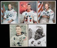 Apollo Astronauts: 15 Signed Portraits Including Eight Moonwalkers, Conrad, Bean, Shepard, Mitchell, Scott, Duke, Young and Schm