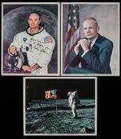 Apollo 11: Three Individually Signed Photos, Armstrong, Aldrin and Collins Each With LOA from Zarelli Space Authentication