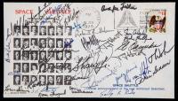 Amazing Signed Cover of the Shuttle Program Astronaut Candidates. 32 Signatures Including Ride, Resnik, Scobee and Onizuka Yet A