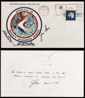 Apollo 15 Insurance Cover from the Personal Collection of Moonwalker Jim Irwin with Handwritten Confirmation of Authenticity by