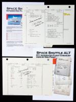 Approach and Landing Tests: Two Autographed Integrated Flight Checklists Each Signed by Fred Haise