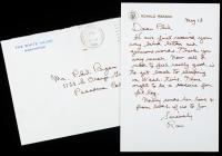 Reagan, Ronald -- Autograph Letter Signed as President