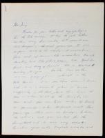 McCarthy, Cormac. Five Page Autograph Letter Signed ca. Early 1980s