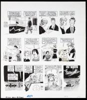 MAD Magazine: Full Suite of Five Illustrated Panels by Dave Berg "The Lighter Side of Air Travel" from 1972