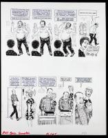 MAD Magazine: Full Suite of 5 Original Illustrated Panels: "The Lighter Side of Corruption" by 50 Year Veteran of MAD, Dave Berg