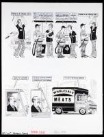 MAD Magazine: Full Suite of 5 Original Illustrated Panels: "The Lighter Side of The Energy Crisis" by 50 Year Veteran of MAD, Da