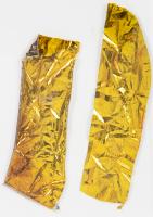 Apollo 13: Two Medium Segments of Thermal Mylar Film Coating, "Kapton Foil" with COA, The 50th Anniversary