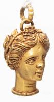 Greek. Finest Classical Period, circa 500 B.C. Exceptional female Gold Pendant