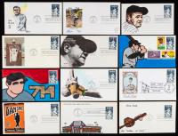 Babe Ruth: 208 First Day of Issue 20Â¢ Commemorative Stamps on Striking and Diverse Covers, Many Miniature Original Works of Art