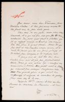 Nadar - Gaspar-FÃ©lix Tournachon, Rare Autograph Letter Signed by 19th Century Balloonist and Celebrated Photographer