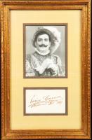 Caruso Enrico, Legendary Italian Operatic Tenor, Boldly Signed Autograph Dated 1907