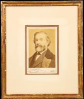 Verdi, Giuseppe Fortunino Francesco: The Greatest 19th Century Italian Composer of Opera, Rare Signed German Cabinet Card Dated