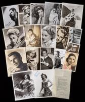 200 + Signed 8 x 10' Photos of Film Stars Spanning 7 Decades. Outstanding Collection boasting a Cavalcade of Stars of Hollywood