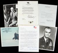 Military Leaders Spanning WWI to Desert Storm Including a TLS by Douglas MacArthur Declaring No Anti-Semitic Bias, 25 Signed Pho