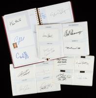 Outstanding and Diverse Collection of Entertainment & Sports Figures All Signing 3x5" Cards 360+ Signatures in Excellent Conditi