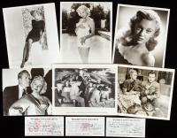 Jan Sterling: Screen and Stage Actress Remarkable Collection of 50+ Vintage Original Stills Each Including a Signed Check