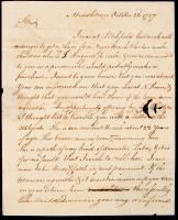 Autograph Letter to 'Sell a Negro Wench and her two Male Children'