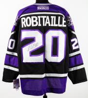 Luc Robitaille Celebrated and Highest Scoring Left-Winger in NHL History, Signed Los Angeles Kings Jersey by CCM with LOA by Los