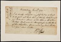 Floyd, William -- War-date DS by the Signer From New York