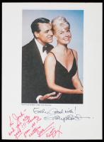 Doris Day and Cary Grant; Very Scarce Co-Signed Photo from THAT TOUCH OF MINK
