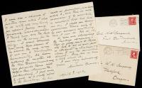 Bierce, Ambrose -- Three Autograph Letters Signed