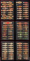Superior Collection of 277 Vintage Cuban Cigar Bands Beautifully Archived and in Excellent Condition with Many Quite Rare.