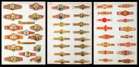 Two Vintage Cuban Cigar Band Collections: A Beautiful Collection of 96 Cigar Bands Complimenting a Second Collection of 700