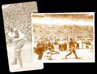 Fidel Castro: Prime Minister of Cuba On the Mound and at Bat. Vintage Original Newswire Photos from 1966, Rare