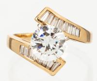 Ladies Exceptional Engagement Ring in 14K Yellow Gold with GIA Certified 1.93 Carat Diamond, G Color, VS-1 Clarity