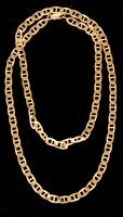 Popular Men's Italian, 24" 14K Yellow Gold Mariner Chain Link Necklace