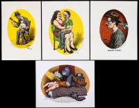 Crumb, Robert Dennis: Four Signed Lithographs