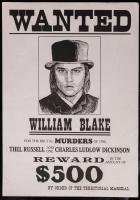 DEAD MAN (1995) Screen Used Wanted Poster from Jim Jarmusch's Western Starring Johnny Depp as William Blake