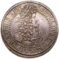 Leopold I (1657-1705). Silver 2 Talers, undated (1686-96)