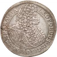 WITHDRAWN - Bohemia. Leopold I (1657-1705). Silver Taler, 1696-GE PCGS EF45