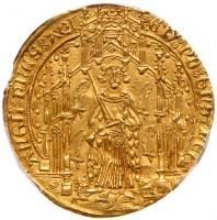 Edward the Black Prince (1362-72), Gold Noble Guyennois Ã  lâE or Pavillon d'Or, second issue (c.1363-4)