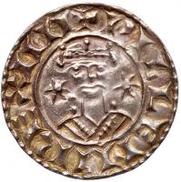 William I, (1066-87), Silver Penny, two stars type (1074-77?), London Mint, moneyer Godwine