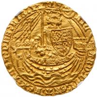 Richard II (1377-99), Gold Noble of six shillings and eight pence