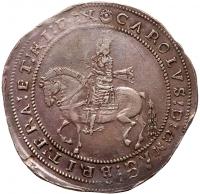 Charles I (1625-1649). Silver Crown, Truro Mint (1642-43)