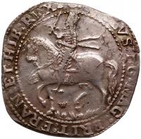 Charles I (1625-1649). Silver Halfcrown, Worcester Mint, circa 1644-5