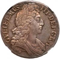 William III (1694-1702), Silver Crown, 1696