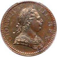 George III (1760-1820), Copper Proof Halfpenny, 1770