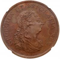 George III (1760-1820), Pattern Copper Crown, 1798