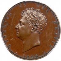 George IV (1820-30), Pattern Two Pounds, 1824