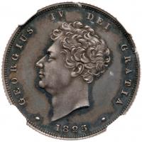 George IV (1820-30), Silver Pattern Shilling, 1825