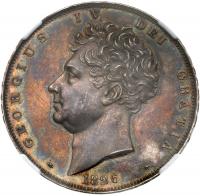 George IV (1820-30), Silver Proof Crown, 1826